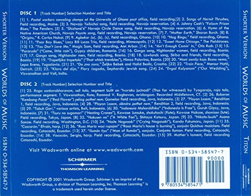 Shorter Version Worlds of Music [CD-ROM]