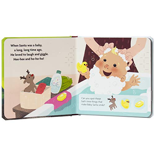 Baby Santa - Baby's First Look and Find Mirror Book - PI Kids