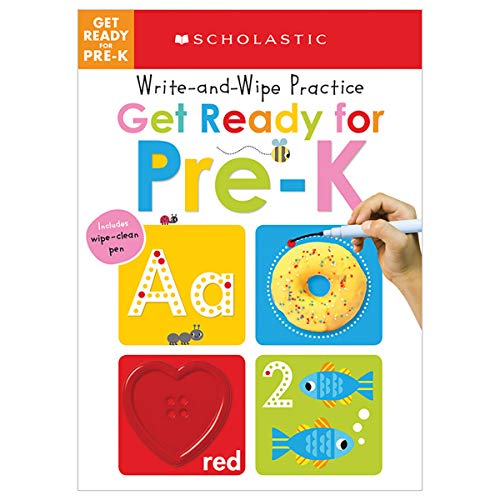 Get Ready for Pre-K Write and Wipe Practice: Scholastic Early Learners (Write and Wipe) - 923