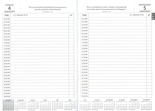 2022 12-month Executive Planner, Trust in the Lord With All Your Heart, Soft Pink, Peach