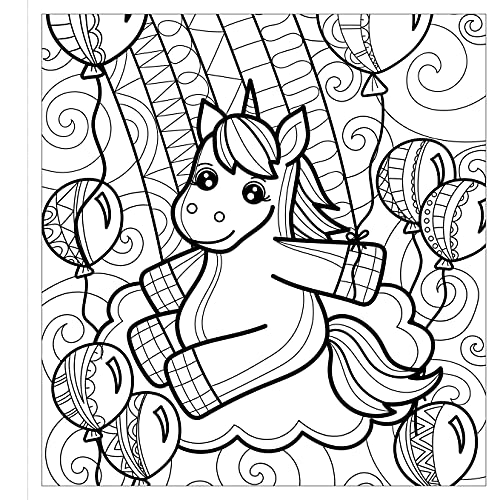 Zendoodle Colorscapes: Unicorn Fiesta: Magical Celebrations Color and Display - 7214