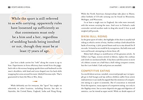 Sports Weird-o-Pedia: The Ultimate Book of Surprising, Strange, and Incredibly Bizarre Facts about Sports