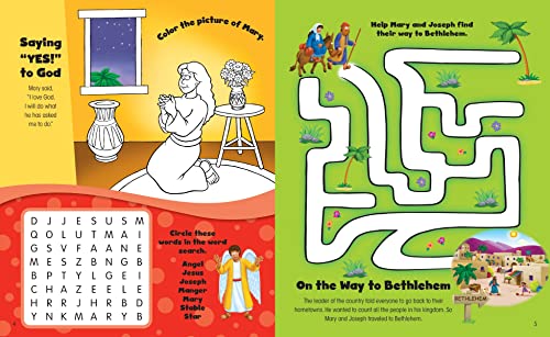 The Beginner's Bible A Christmas Celebration Sticker and Activity Book