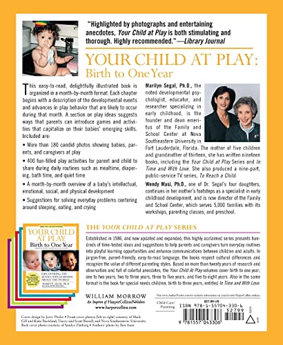Your Child at Play: Birth to One Year: Discovering the Senses and Learning About the World