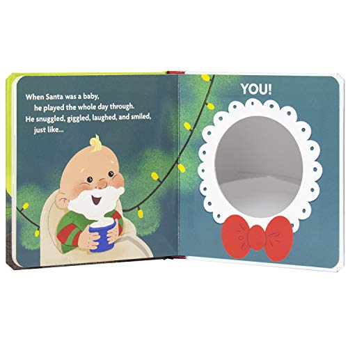 Baby Santa - Baby's First Look and Find Mirror Book - PI Kids