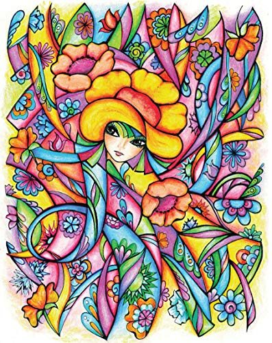 Fanciful Faces Coloring Book (Creative Haven)