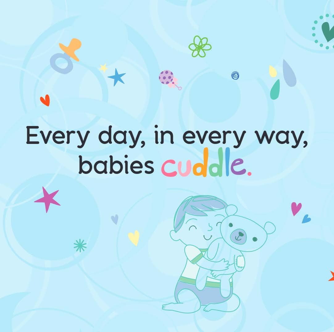 Cuddle: A board book about snuggling (Happy Healthy Baby) - 3870