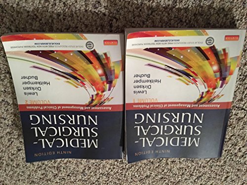 Medical-Surgical Nursing - 2-Volume Set: Assessment and Management of Clinical Problems (Medical- Surgical Nursing (Lewis) 2 Vol Set)