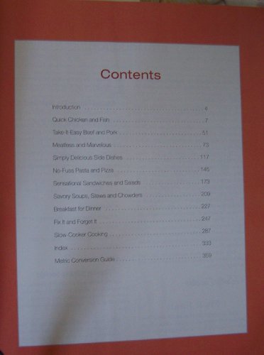 Betty Crocker's 1-2-3 Dinner: 350 Quick and Delicious Supper Solutions
