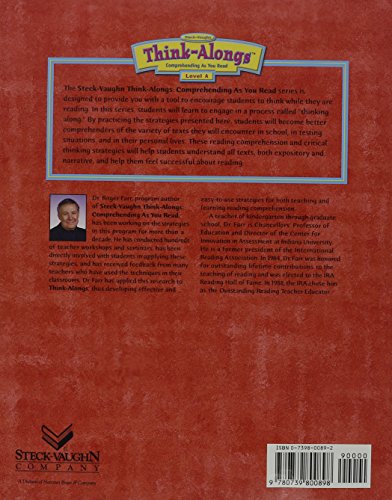 Think Alongs: Teacher Guide Level A 2000