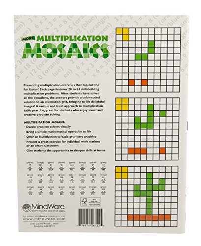 MindWare More Multiplication Mosaics