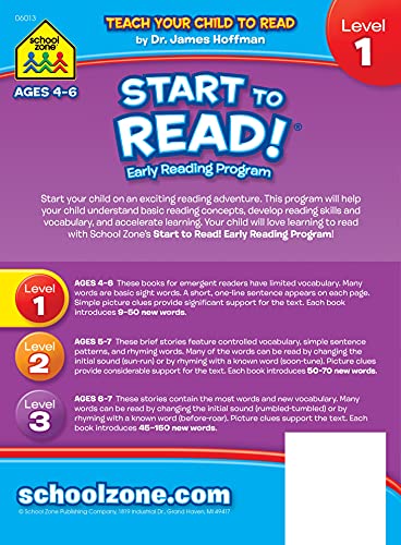 School Zone - Get Lost, Becka! Start to Read! Book Level 1 - Ages 4 to 6, Rhyming, Early Reading, Vocabulary, Simple Sentence Structure, and More (School Zone Start to Read! Book Series)