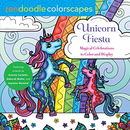 Zendoodle Colorscapes: Unicorn Fiesta: Magical Celebrations Color and Display - 7214