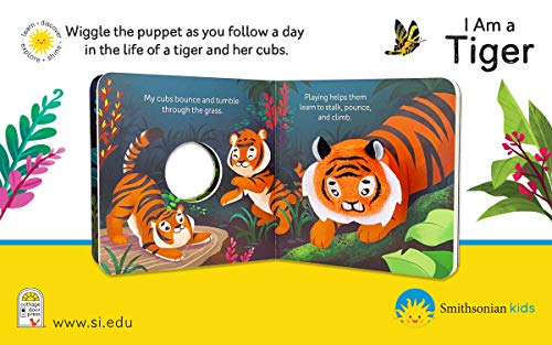I Am a Tiger Finger Puppet Book (Smithsonian Kids)
