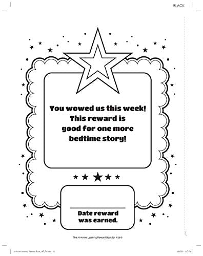 The At-Home Learning Reward Book for Kids: 48 motivational rewards for summer learning, each with a coloring activity!