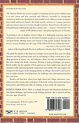 Almost Grown: Launching Your Child from High School to College