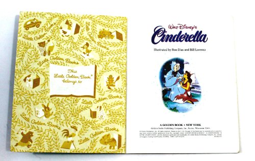Walt Disney's Cinderella, a Little Golden Book