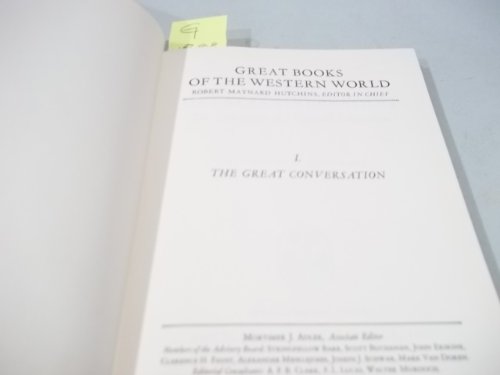 Great Books of the Western World Vol. 1 The Great Conversation - 8674