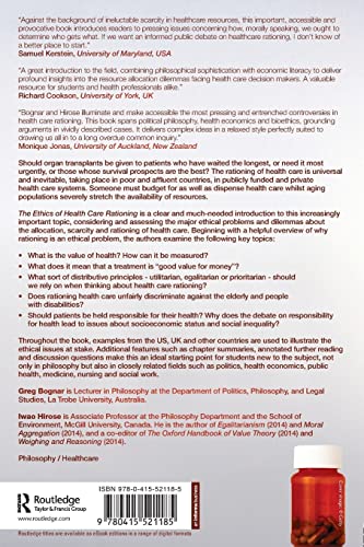 The Ethics of Health Care Rationing: An Introduction