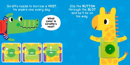 Jungle Dress-Up - A First Book of Fasteners - Children's Touch and Feel Board Book