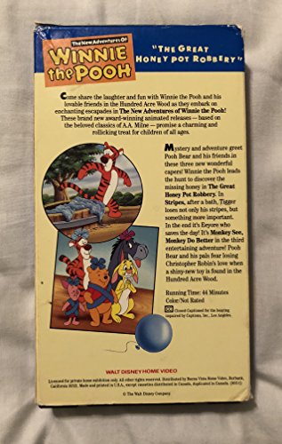 The New Adventures of Winnie the Pooh, Vol. 1: The Great Honey Pot Robbery [VHS]