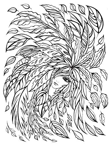 Fanciful Faces Coloring Book (Creative Haven)