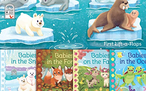 Babies in the Snow Chunky Lift-a-Flap Board Book (Babies Love) (Chunky Lift a Flap Books)