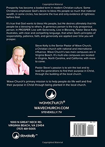 Prosper: Live with Generosity, Live in Blessing