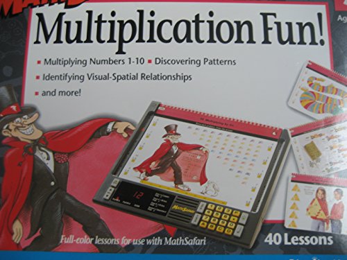 MATHSAFARI MULTIPLICATION FUN! MULTIPLYING 1-10 40 LESSONS