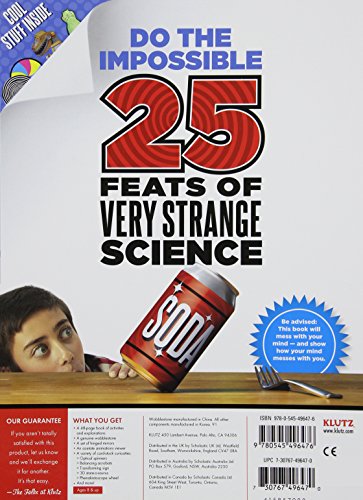 Klutz The Book of Impossible Objects: 25 Eye-Popping Projects to Make, See & Do Craft Kit