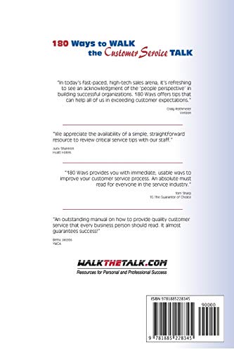 180 Ways to Walk The Customer Service Talk
