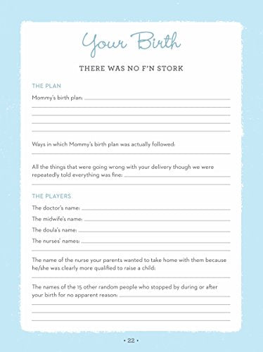 The Overly Honest Baby Book: Uncensored Memories from Babys First Year (Sh!t No One Tells You, 3)