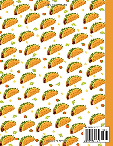 Taco Primary Composition Story Notebook Gift For Men Women Girls Kids: Funny Taco Notebook And Journal Primary Composition Story Notebook for Writing - 8.5 x 11 Inches - 100 Pages
