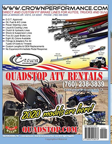 S&S Off Road Magazine: June 2020 Book Version: Off road racing, dirt bikes, quads, UTVs, SXS, 4WDs, Trucks, desert racing and automotive fun (S&S Off Road Magazine Book Series) - 9610