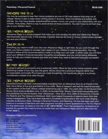 Allowance Magic: Turn Your Kids Into Money Wizards by David McCurrach (2003) Paperback