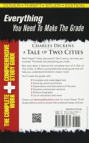 A Tale of Two Cities (Dover Thrift Study Edition)