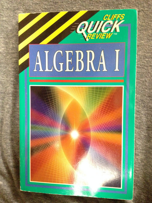 Algebra I (Cliffs Quick Review) - 8337