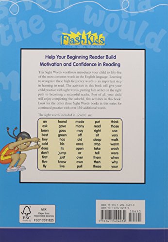 Sight Words: Level C (Flash Kids Workbooks)