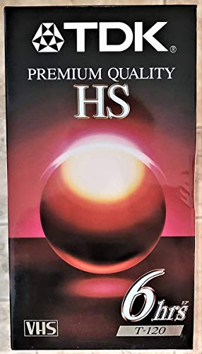TDK T120HS High Standard VHS Video Tape (Discontinued by Manufacturer)