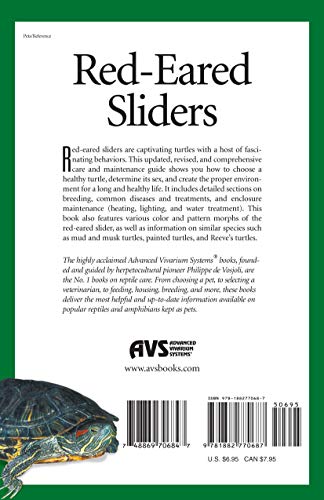 Red-Eared Sliders: From the Experts at Advanced Vivarium Systems (CompanionHouse Books) Choosing a Turtle, Diet, Housing, Breeding, Health, and Painted, Mud, and Musk Turtles