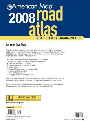 American Map 2008 United States Road Atlas: United States, Canada, Mexico
