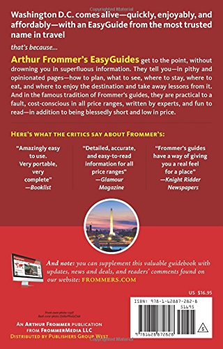 Frommer's EasyGuide to Washington, D.C. 2017 (Easy Guides)