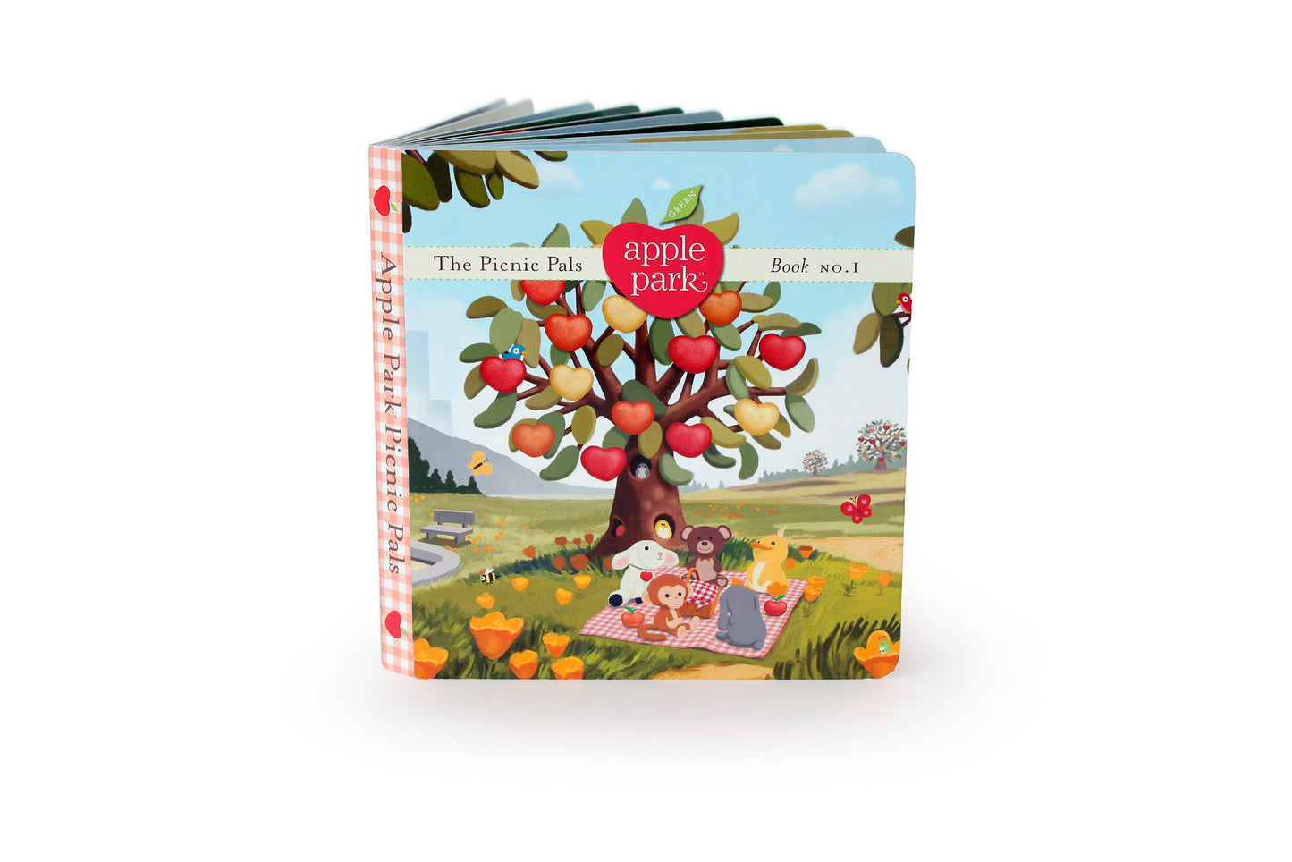 The Picnic Pals, Book #1 by Apple Park - Baby Board Book for Newborns, Infants, Toddlers