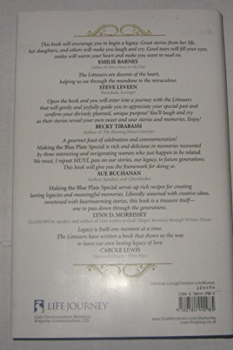 Making the Blue Plate Special