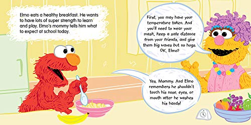 Heroes Wear Masks: Elmo's Super Adventure (a return back to school mask book for kids) (Sesame Street Scribbles)
