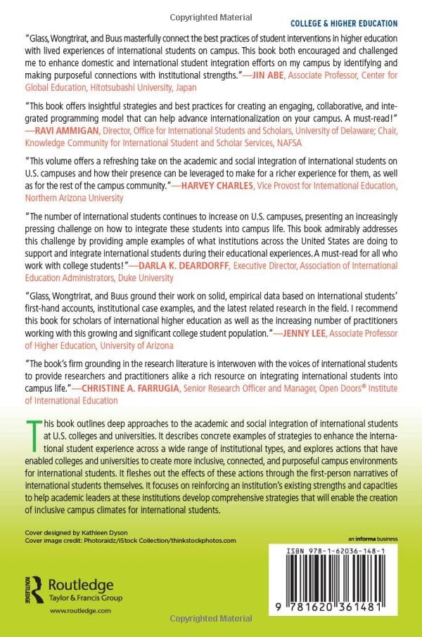 International Student Engagement: Strategies for Creating Inclusive, Connected, and Purposeful Campus Environments - 1826