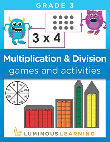 Multiplication and Division Games and Activities - Grade 3: Math Activity Book
