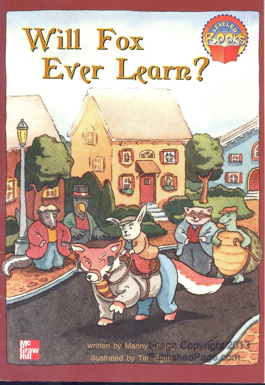 Will fox ever learn (McGraw-Hill reading)
