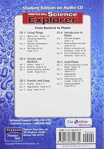 Science Explorer: From Bacteria to Plants, Student Edition