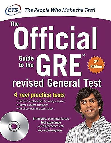 The Official Guide to the GRE Revised General Test, 2nd Edition (GRE: The Official Guide to the General Test) - 4324